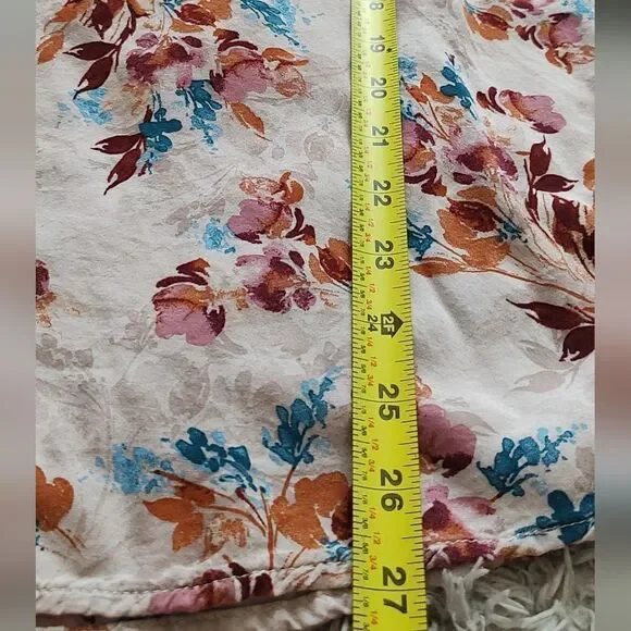 TORRIDĀ ChallisāButtonāFrontāDolmanāSleeveāTopāSizeā2 - Picture 7 of 7